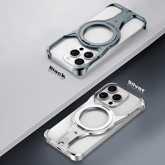 Luxury Rotating Magnetic Stand Case - iPhone