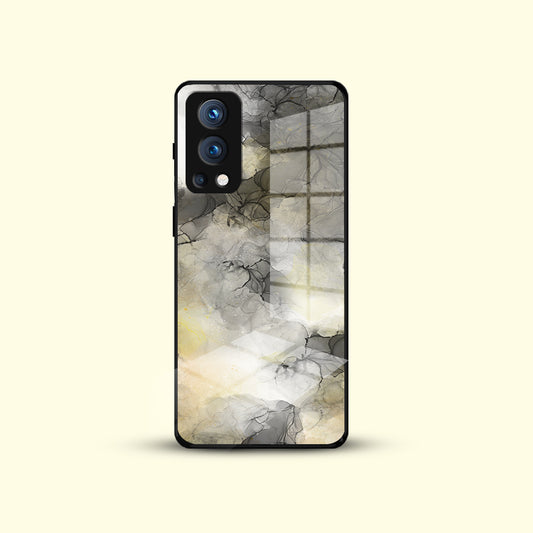 Smoke Marble Glass Pattern Case - OnePlus Nord Series