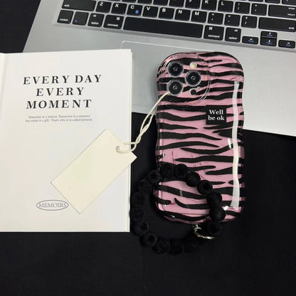 Pink Wavy Leopard Pattern Case