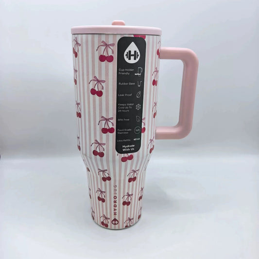 Cherry Blush Strawberry Tumbler