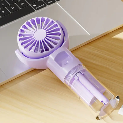 Rechargeable Mini Handheld Spray Fan with Humidifier