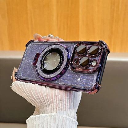 Luxury Sparkling Case with Holder