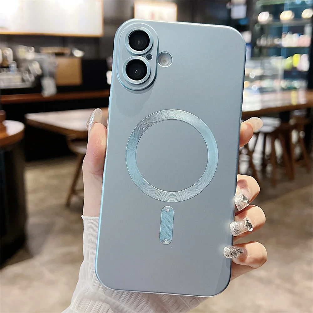 Luxury Matte Magnetic Case - iPhone