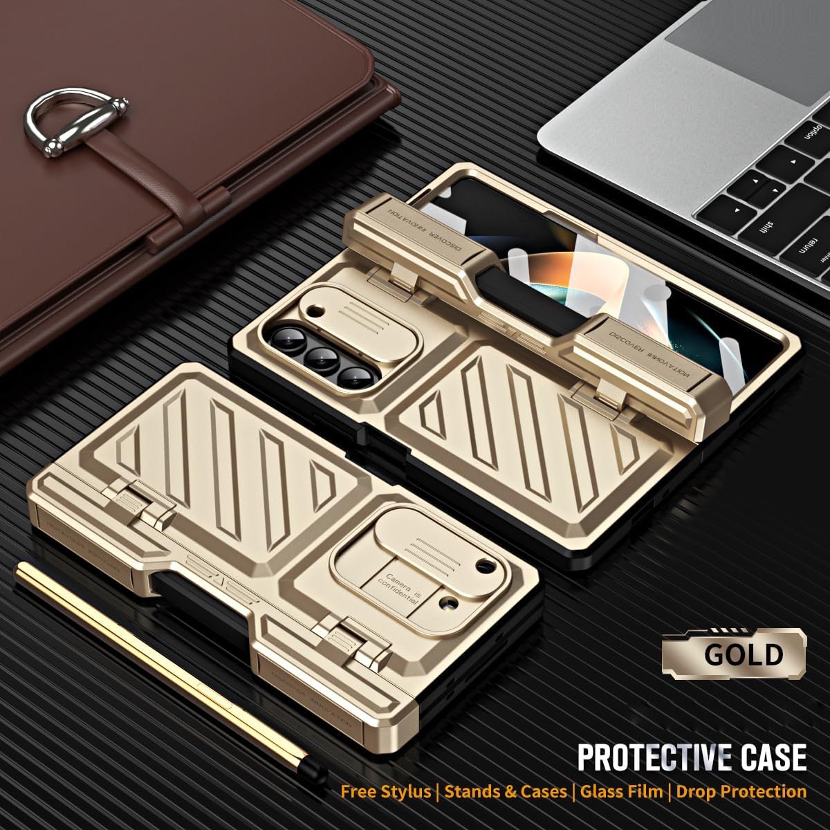Galaxy Z Fold6 Innovative Hybrid Dual Stand Case