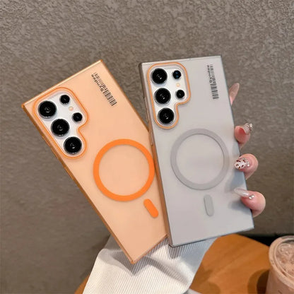 Frosted Translucent Dual Tone Lens Slim Case - Samsung