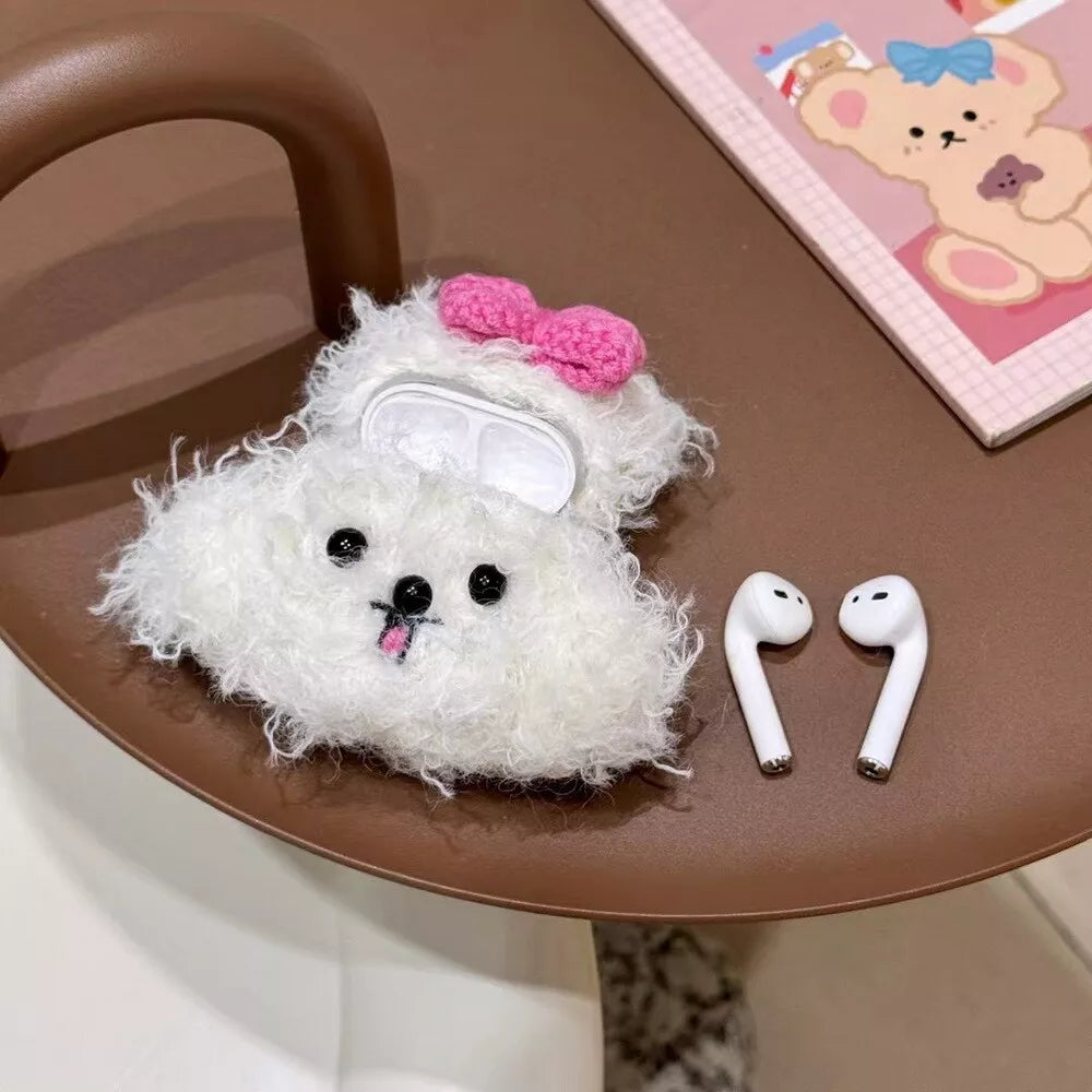 Cute Cartoon Plush Case - Airpods