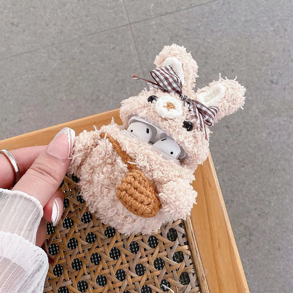 Cute Cartoon Plush Case - Airpods