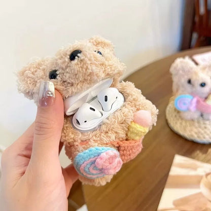 Cute Cartoon Plush Case - Airpods