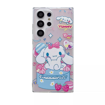 Cute Hello Kitty Melody Keychain phone Case - Samsung