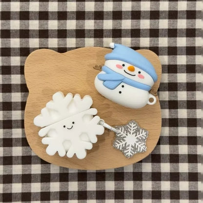 Winter Snowman Snowflake Case - AirPods