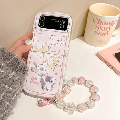 Cute Playful Cartoon Cats Phone Case - Samsung