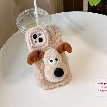 Puppy Paw Plush Fluffy Case