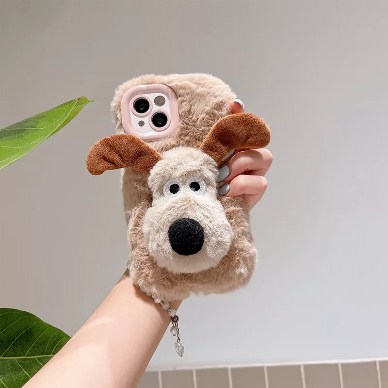 Puppy Paw Plush Fluffy Case