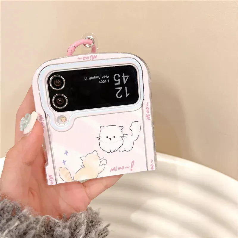 Cute Playful Cartoon Cats Phone Case - Samsung