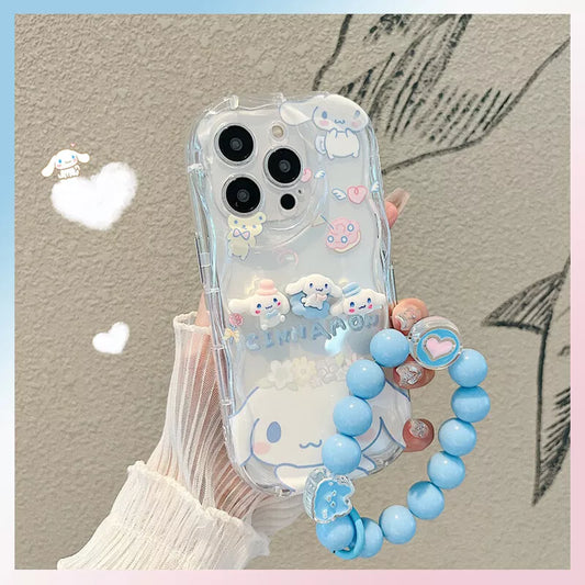 Cartoon Cinnamoroll Transparent Silicone Case