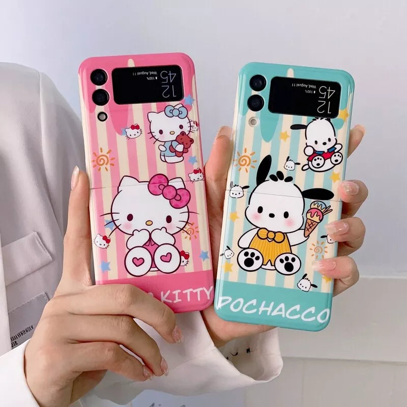 Cute Cartoon Hello Kitty Pochacco Phone Case - Samsung