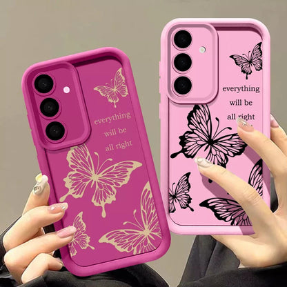 Embossed Butterfly Impressions Case - Samsung