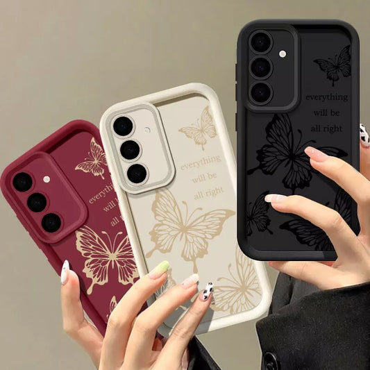 Embossed Butterfly Impressions Case - Samsung