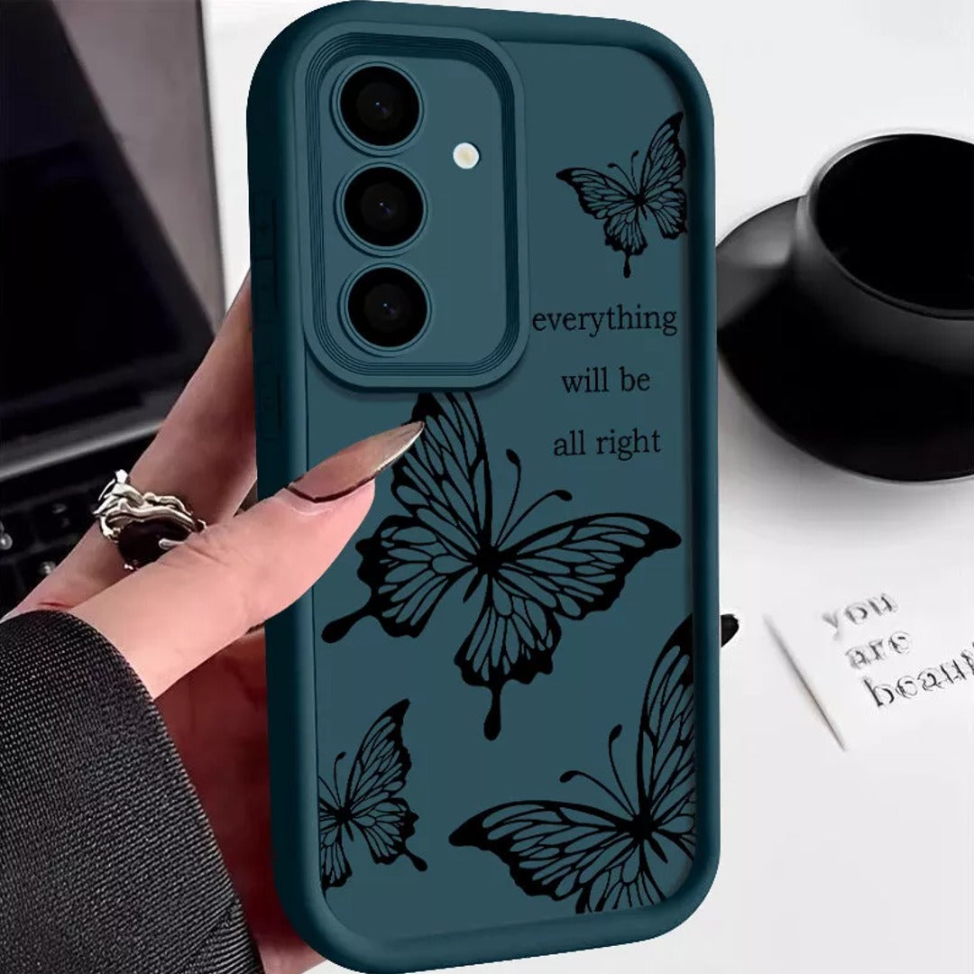 Embossed Butterfly Impressions Case - Samsung