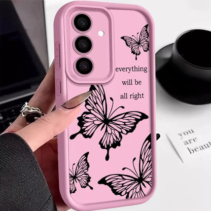 Embossed Butterfly Impressions Case - Samsung