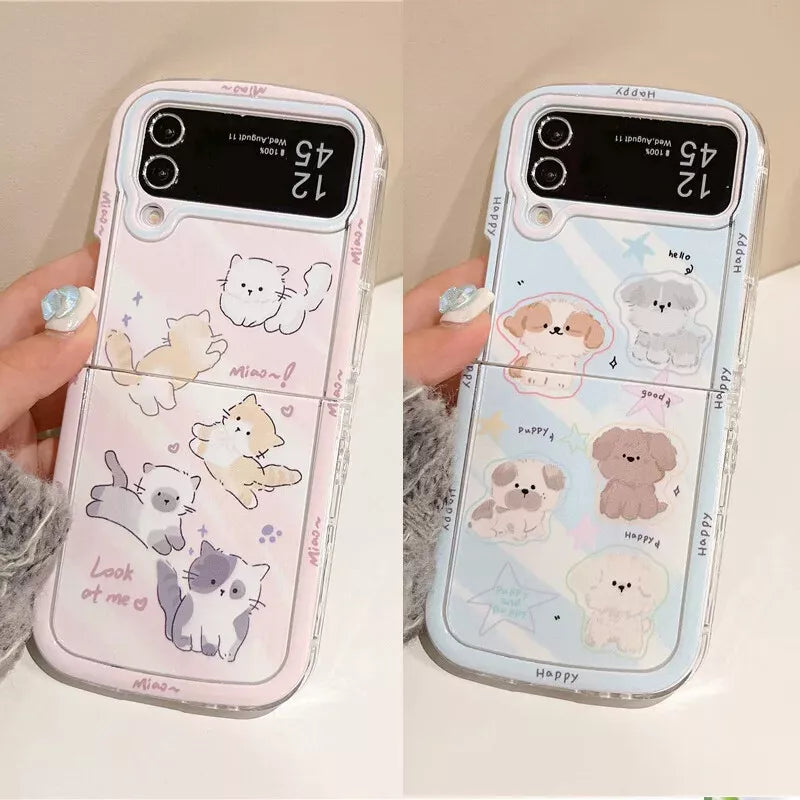 Cute Playful Cartoon Cats Phone Case - Samsung