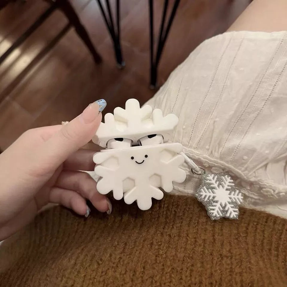 Winter Snowman Snowflake Case - AirPods