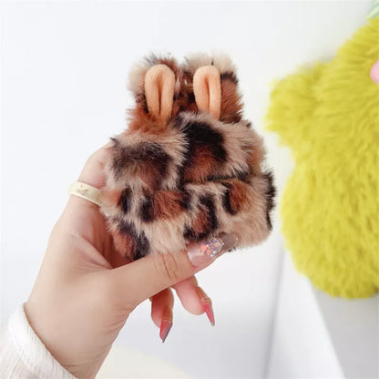 Fluffy Bunny Ears Plush Case - AirPods