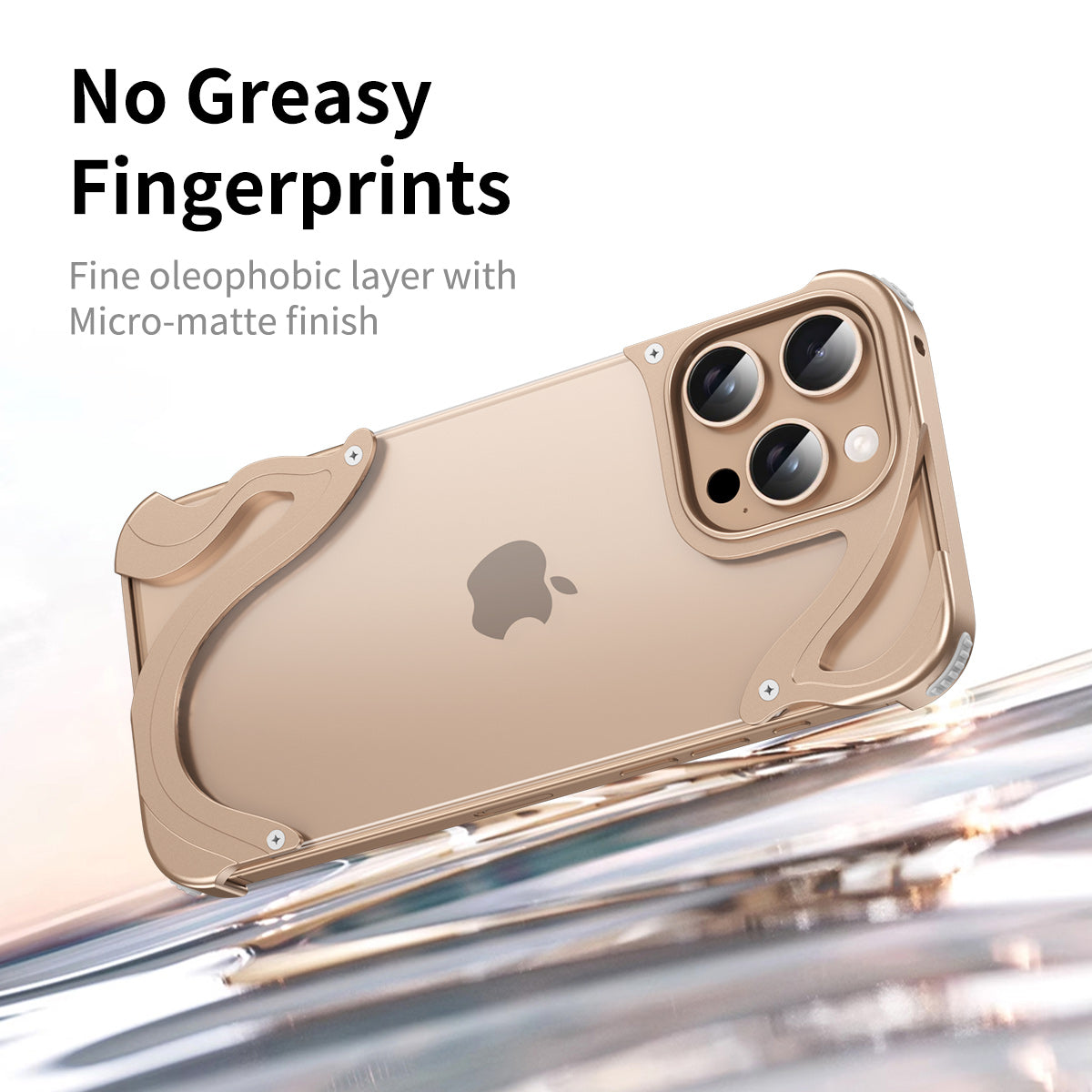 Forged Titanium Dolphin Metal Case - iPhone