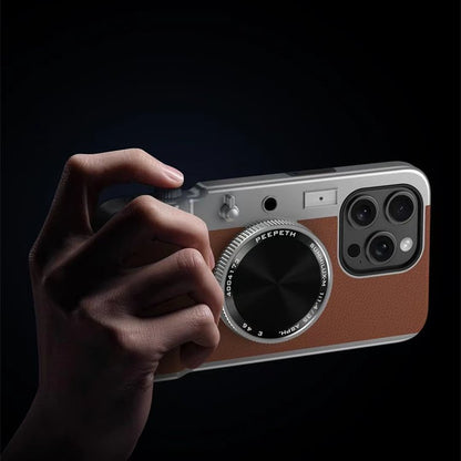 Retro Camera Lens Aesthetic Case - iPhone