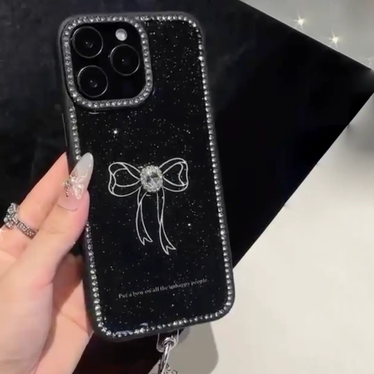 Starlit Ribbon Sparkle Case