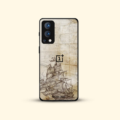 Sail Boat Designer Glass Case  - OnePlus Nord Series