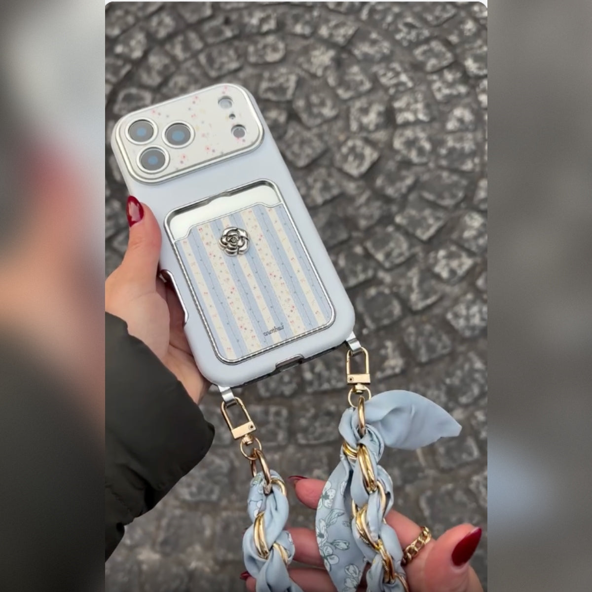 Opal Blue Luxe case