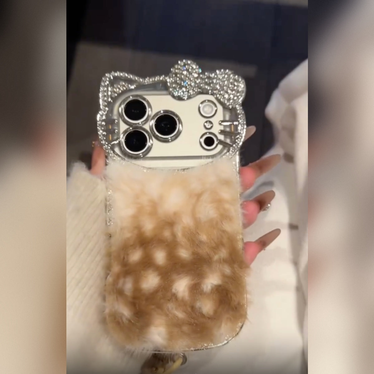 Shimmer Fur Kitty Case