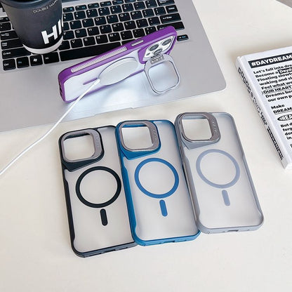 Matte Transparent MagSafe Shockproof Case - iPhone