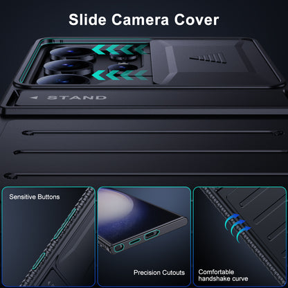 Rugged Airbag Armor Sliding Camera Case - Samsung