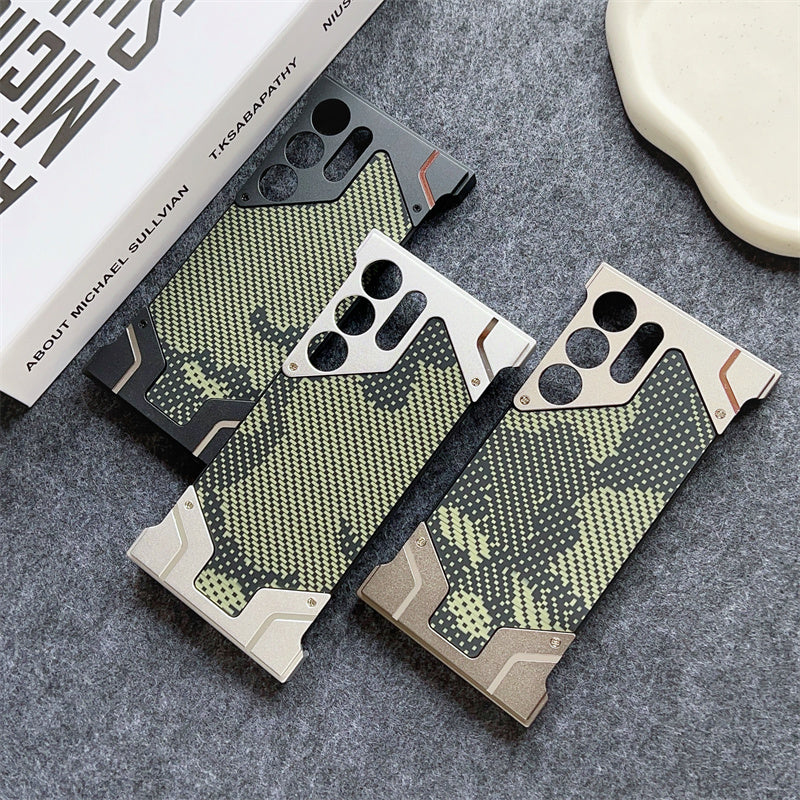 Rugged Camo Armor Metallic Case - Samsung