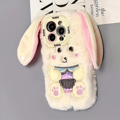 Adorable Bunny Plush Phone Case