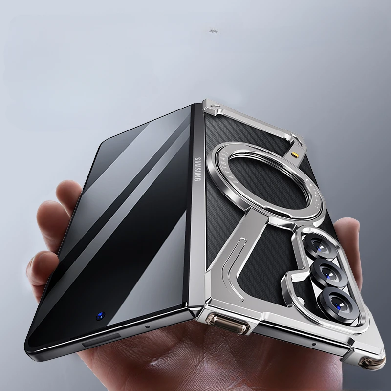 Galaxy Z Fold6 - Z-Shaped Frameless Magnetic Bracket Case