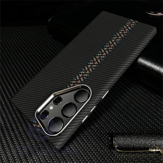 Luxury Matrix Armor Carbon Fiber Case - Samsung