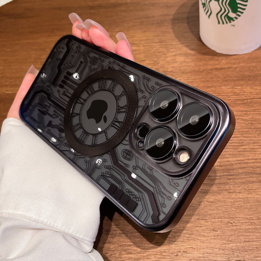 Electric Circuit Design Transparent Case - iPhone