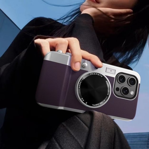 Retro Camera Lens Aesthetic Case - iPhone