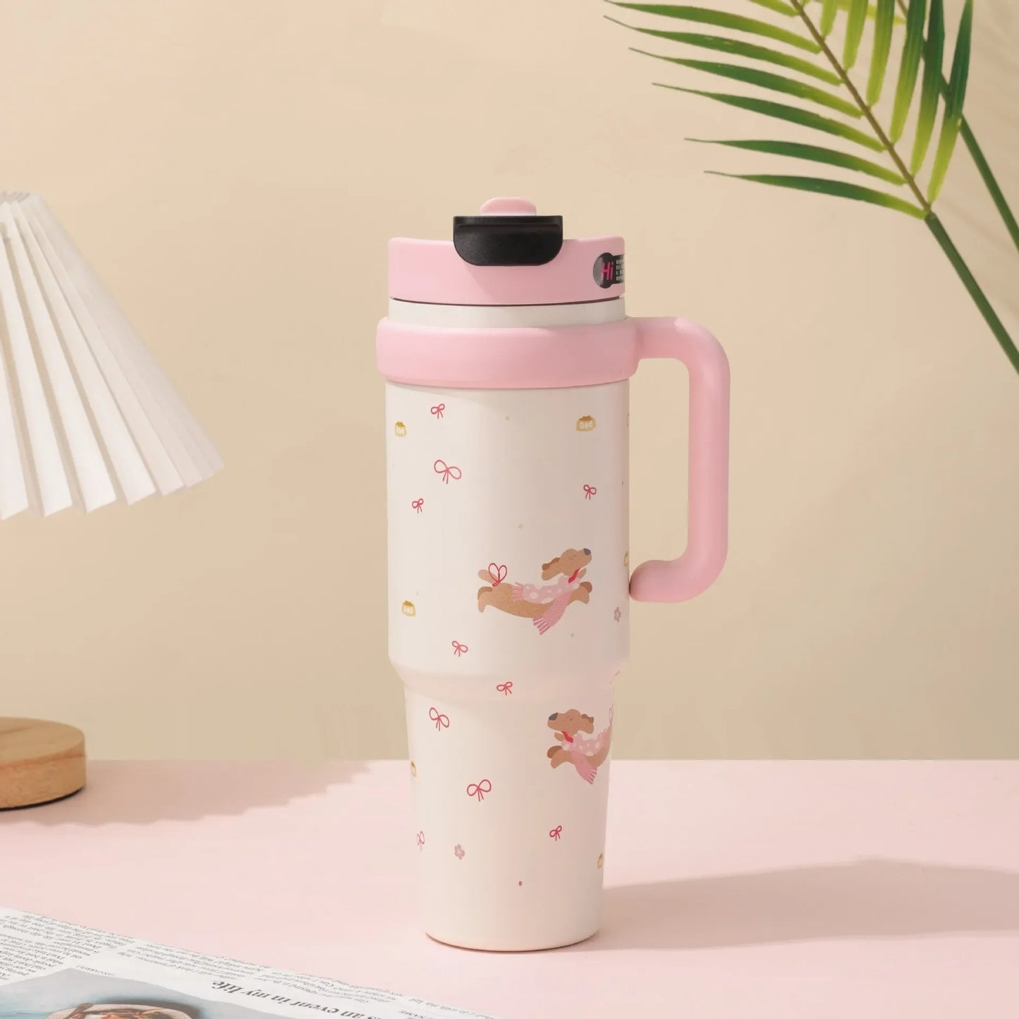 Playful Puppy Delight Insulated Tumbler