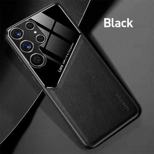 Luxe Guard Hard PC Leather Case - Samsung