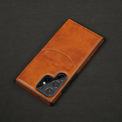 Premium Leather Luxe Pocket Case - Samsung