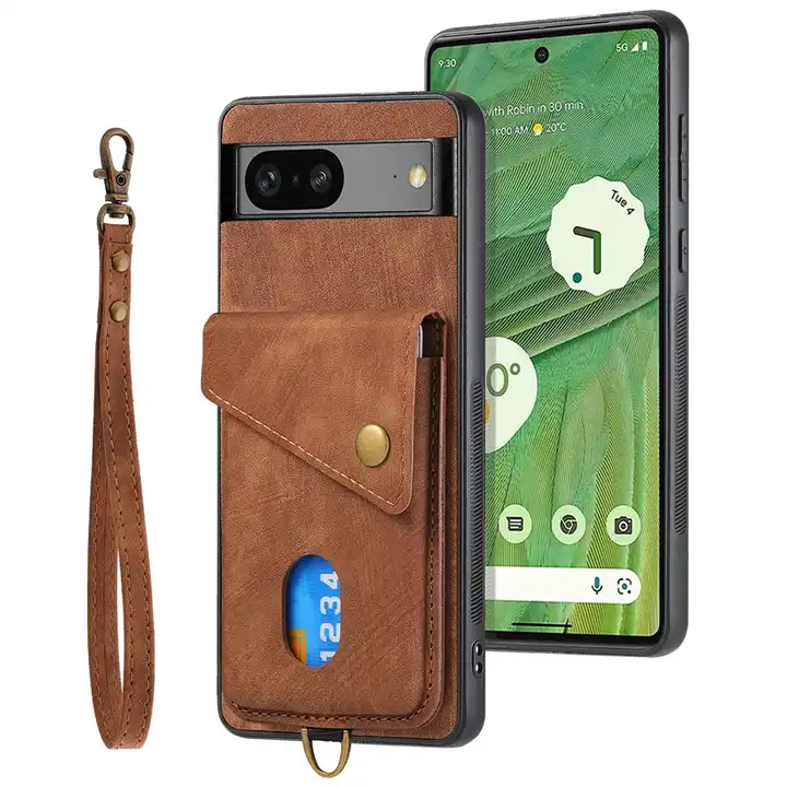 Premium Leather Wallet Case - Google