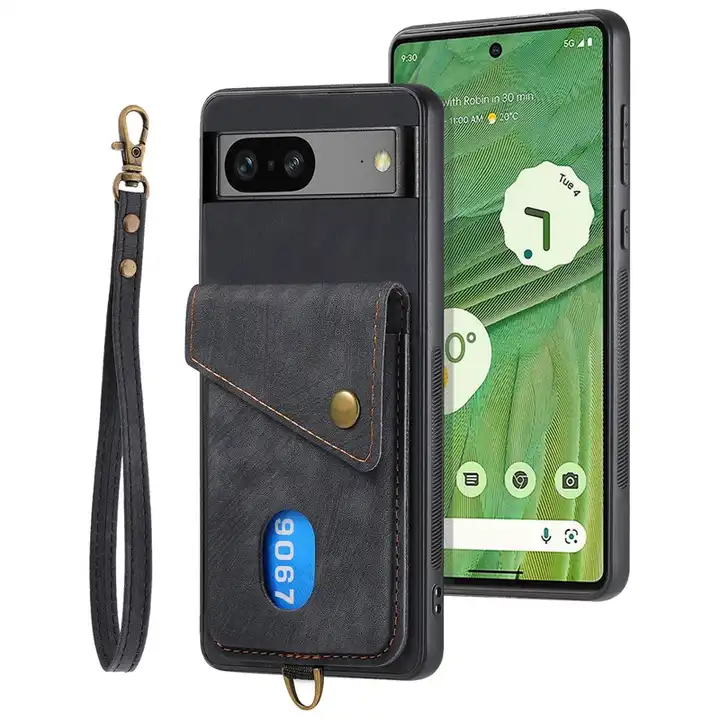 Premium Leather Wallet Case - Google