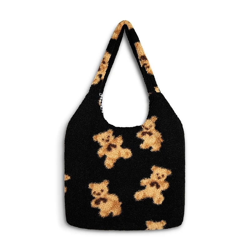 Soft Bear Plush Shoulder Bag