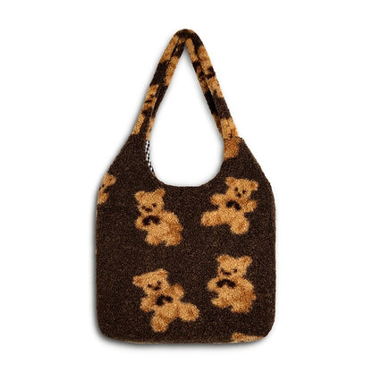 Soft Bear Plush Shoulder Bag