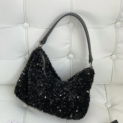 Trendy Sequins Slight Underarm Bag