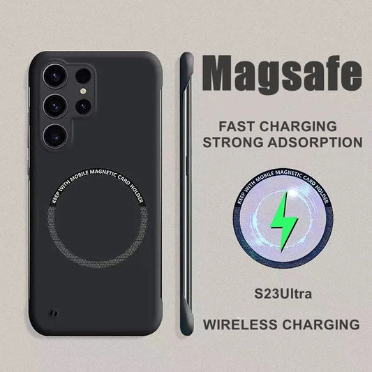 Stealth Matte Magsafe Armor Case - Samsung